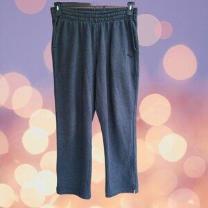 Puma Mens Essential Sweatpants Pockets Inner Drawcord Straight Leg Gray Size L